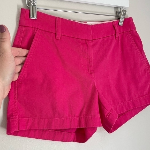 J. Crew Factory Women’s Mid Rise Shorts in Pink‎ Size 2 - Picture 3 of 6